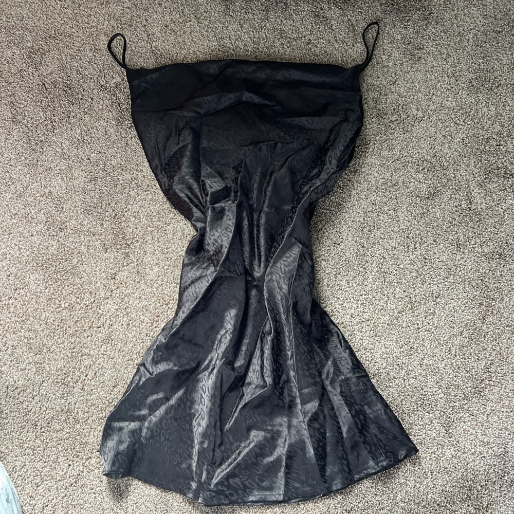 Elegant Black Slip Dress